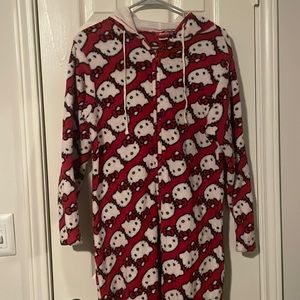 Hooded Hello Kitty Onesie